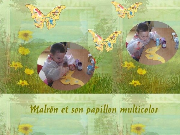 Malrön et son papillon multicolor